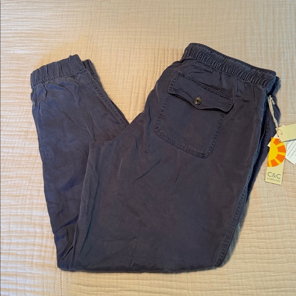 C&C California Navy Blue Jogger Pants - Large - NWT - Picture 3 of 9